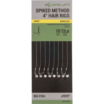 Korum Spiked Hair Rigs 4'' Barbless