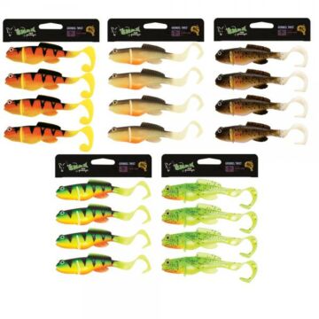 Fox Rage Grondel Twist Mega Deal 10cm 5 kleuren 20 shads