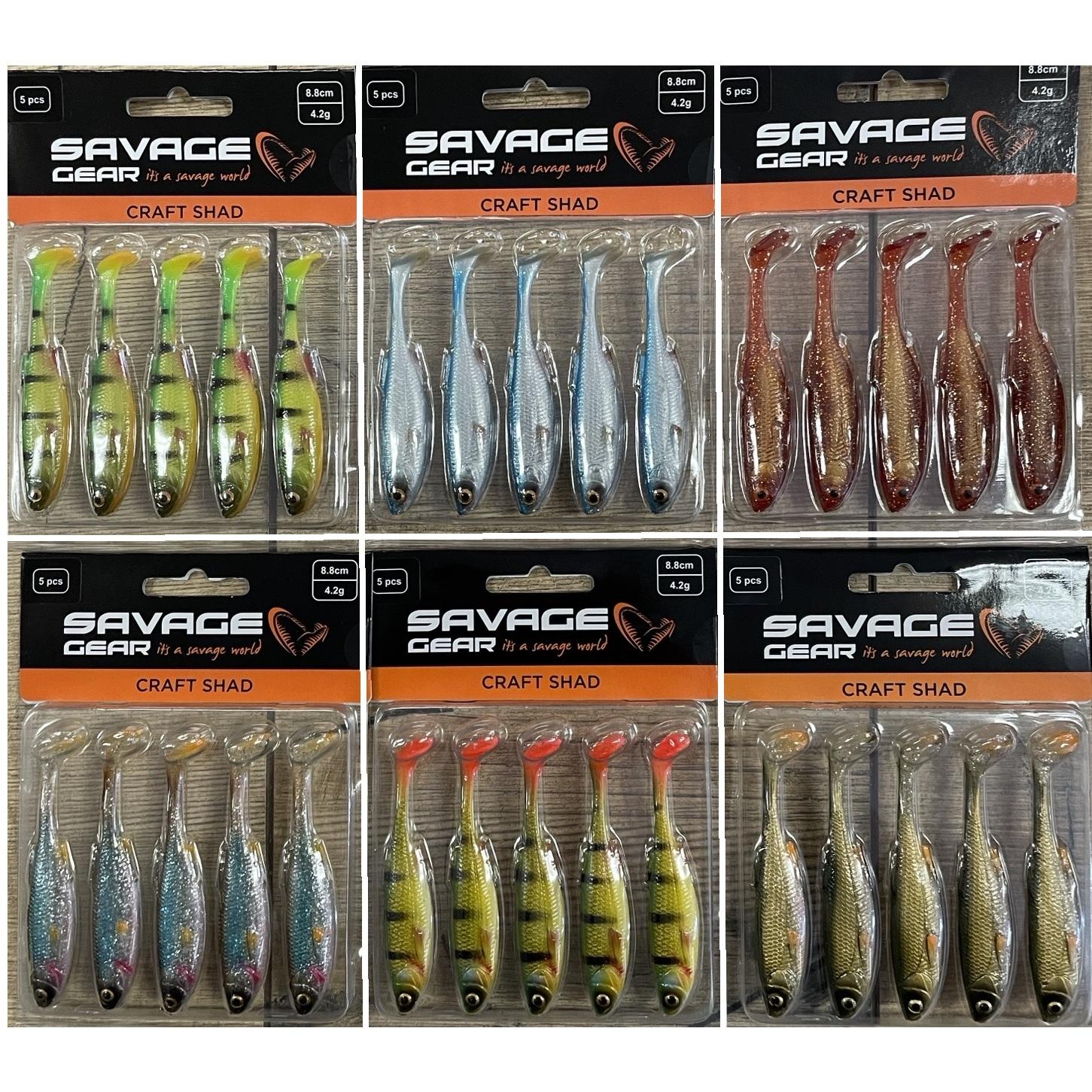Savage Gear Craft Shad 8.8cm (Mix 6 verpakkingen)
