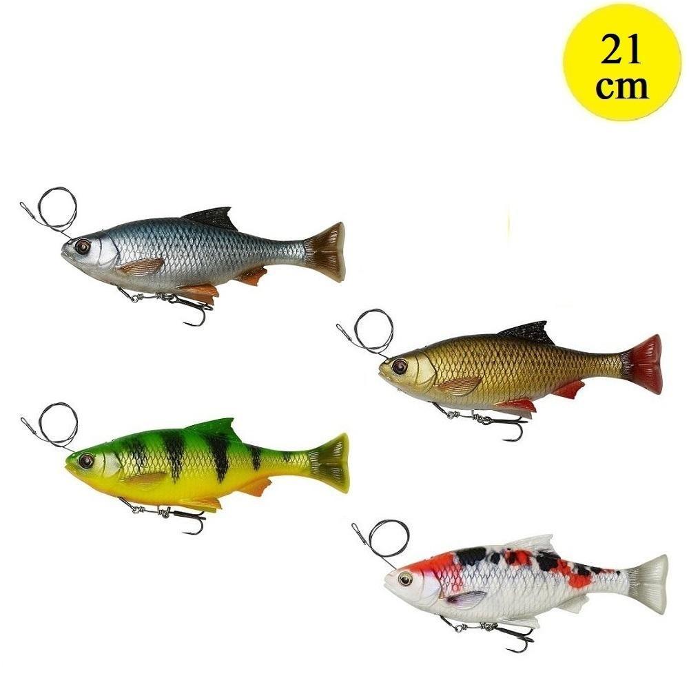 Savage Gear 4D Line Thru Pulse Tail Roach 21cm (2 varianten)