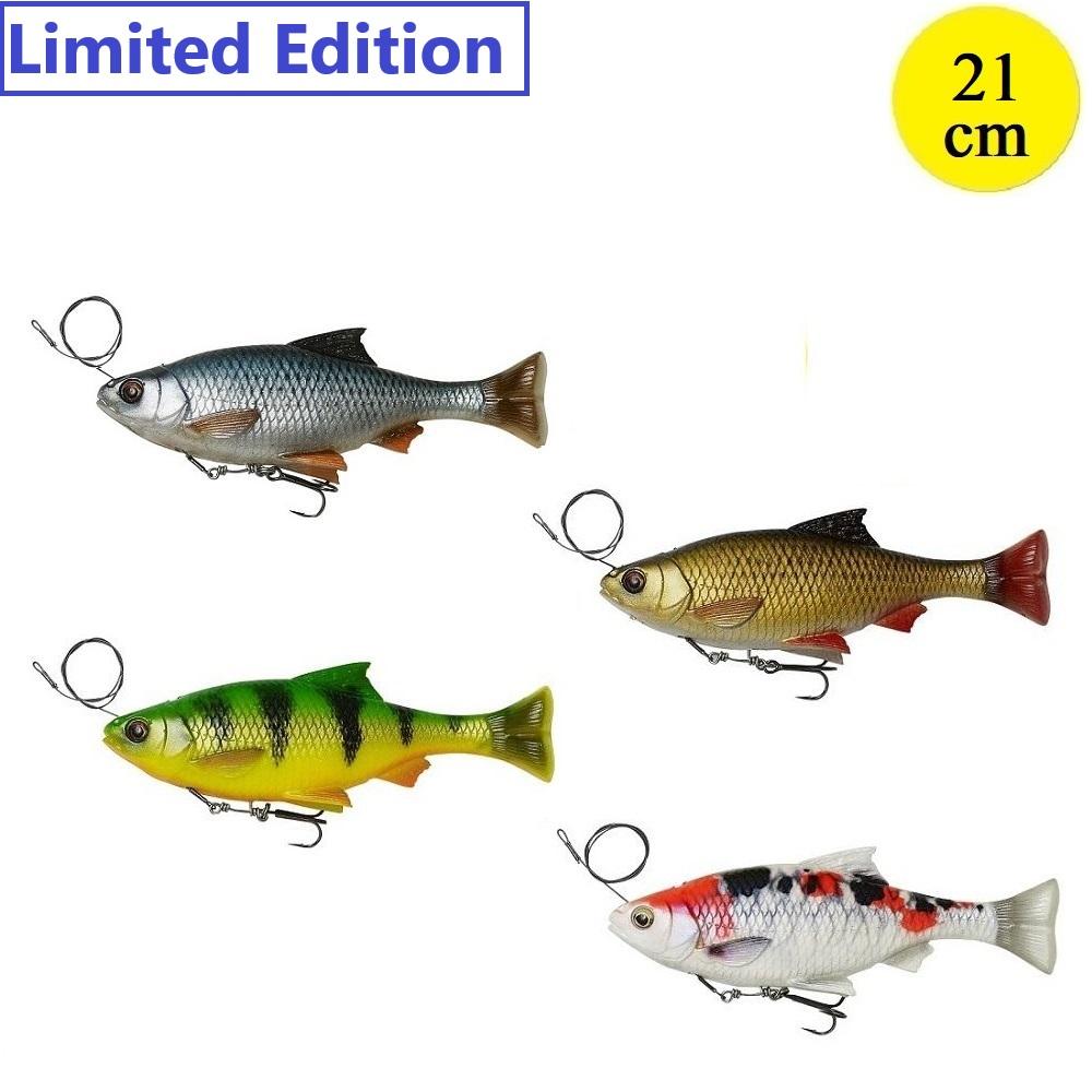 Savage Gear 4D Line Thru Pulse Tail Roach 21cm (2 varianten)