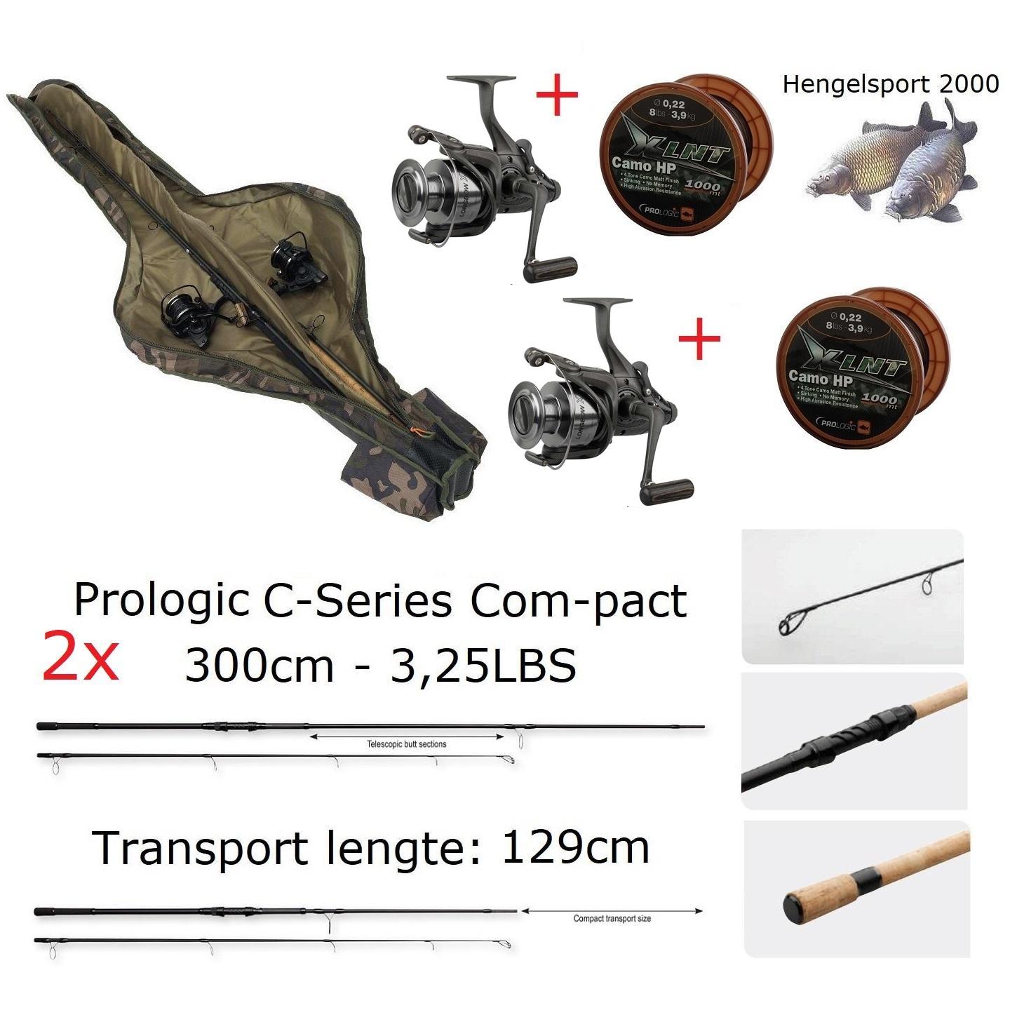 Karperset Prologic Element Com-pact 2 Rods 10FT