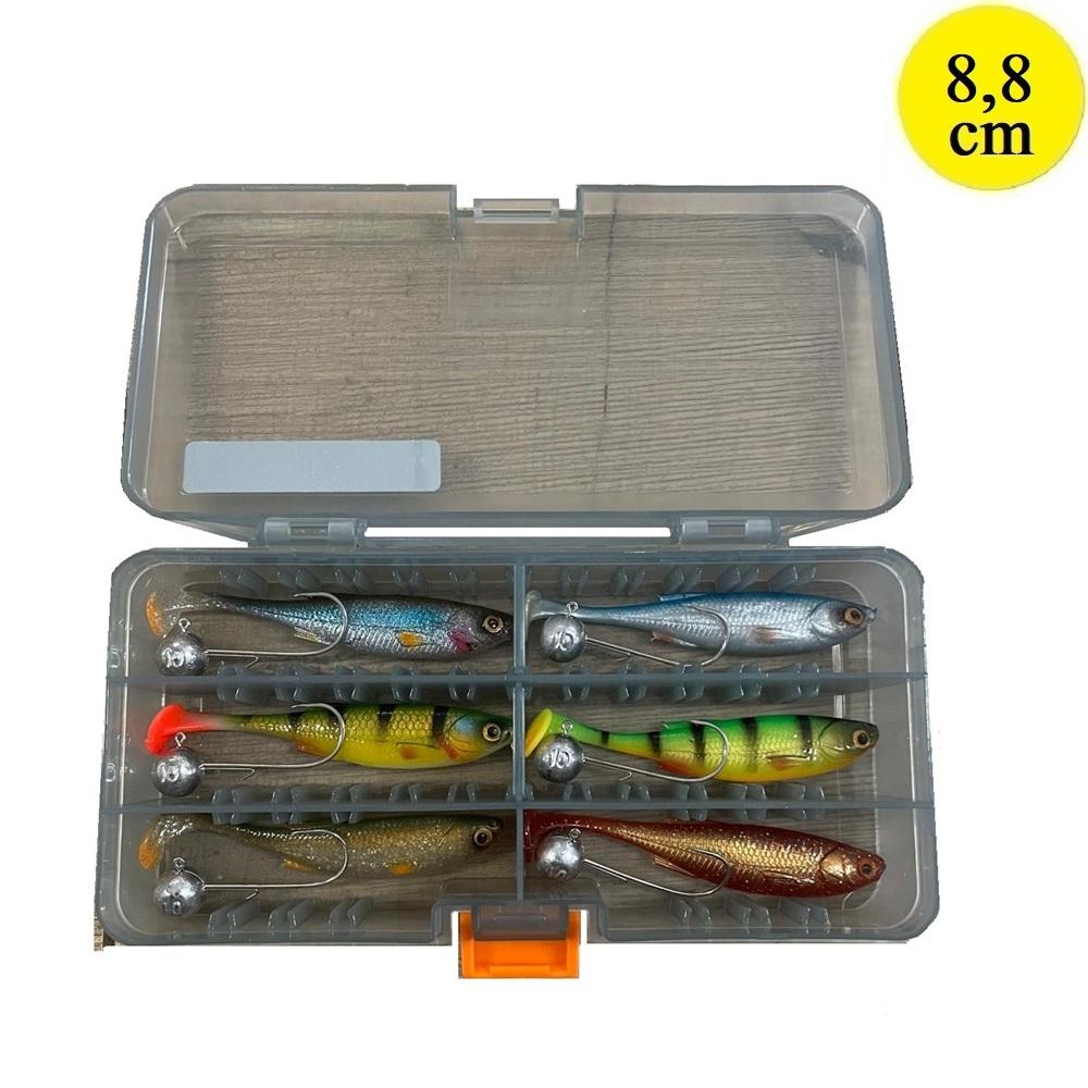 Savage Gear Craft Shad Mix Ready To Fish 6 PCS 8.8cm inclusief Box