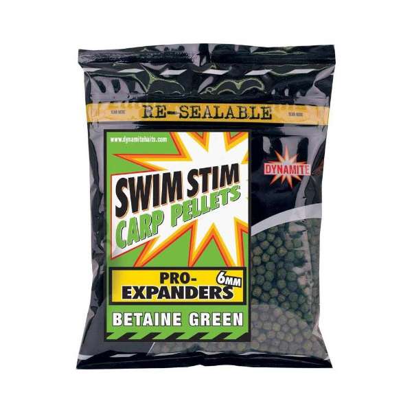 Dynamite Baits Pro Expander | Carp Pellets | Betaine Green | 4mm | 350g