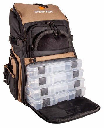 Grayton Tough Gear Raid Backpack (Incl. 4 Tackleboxen)
