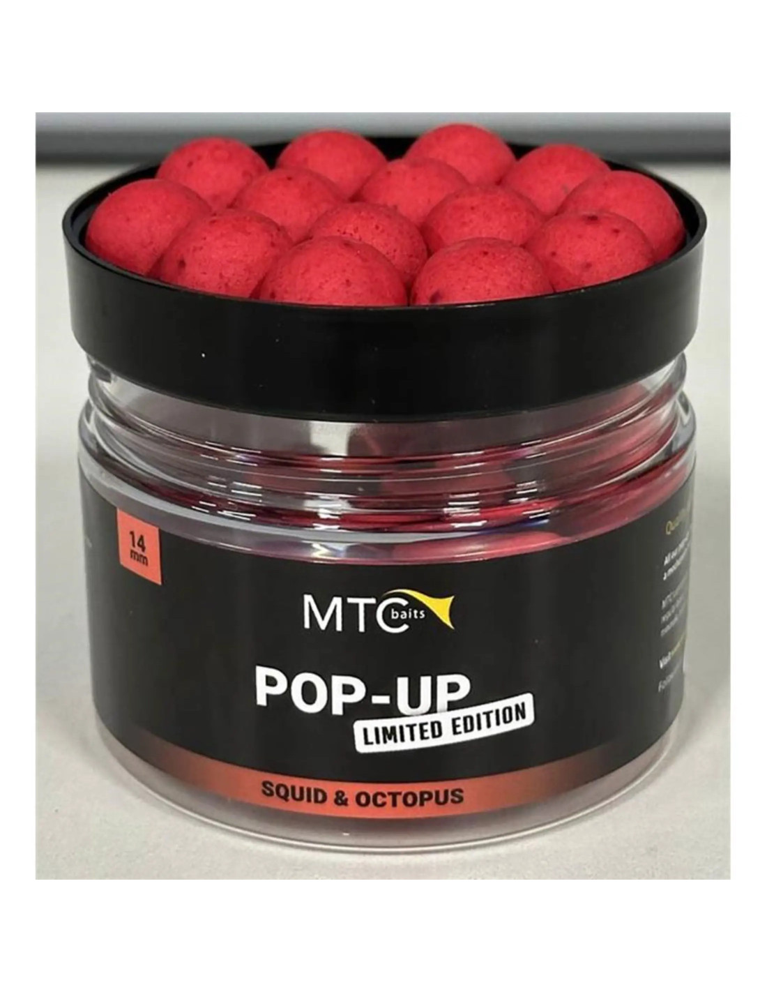 MTC Baits Pop-Up Squid Fluo