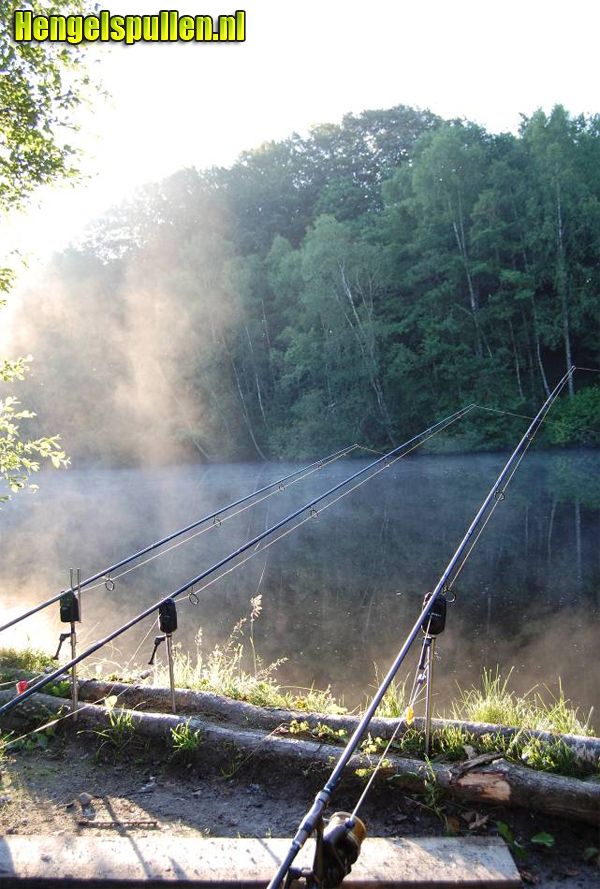 wachten op een aanbeet..