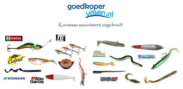 (persbericht) Kunstaas assortiment Goedkoper Vissen uitgebreid