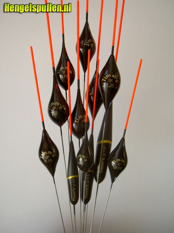 Nieuwe series wedstrijddobbers van Timm's door Bouke