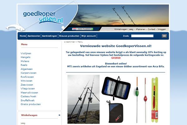 (persbericht) Vernieuwde website GoedkoperVissen.nl!