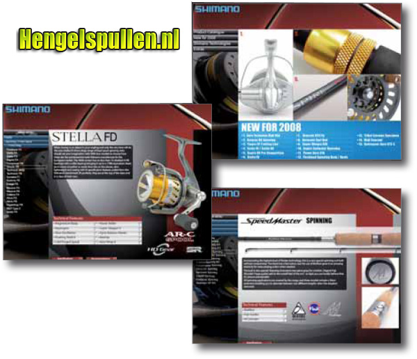 Digitale Shimano catalogus 2008