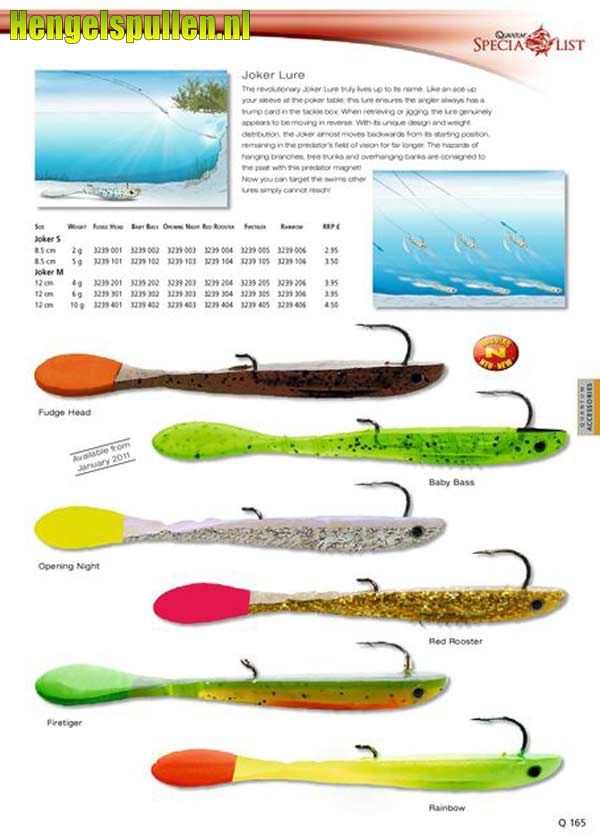 Nieuw rubber van Zebco: de Joker